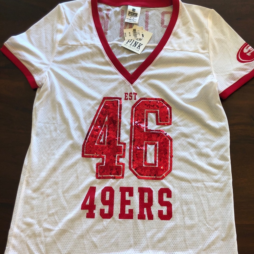 PINk Victoria Secret San Fransisco 49ers jersey